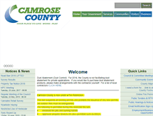 Tablet Screenshot of county.camrose.ab.ca